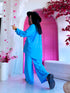 OVERSIZE 2в1 комплект "MISSY" - СИНИЙ
